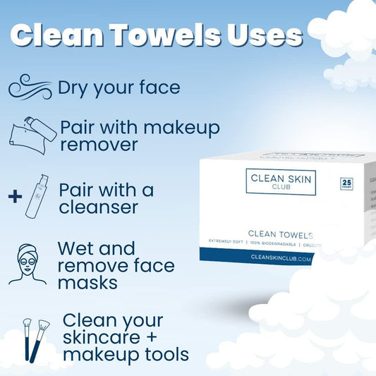 CLEAN TOWELS 25 pack